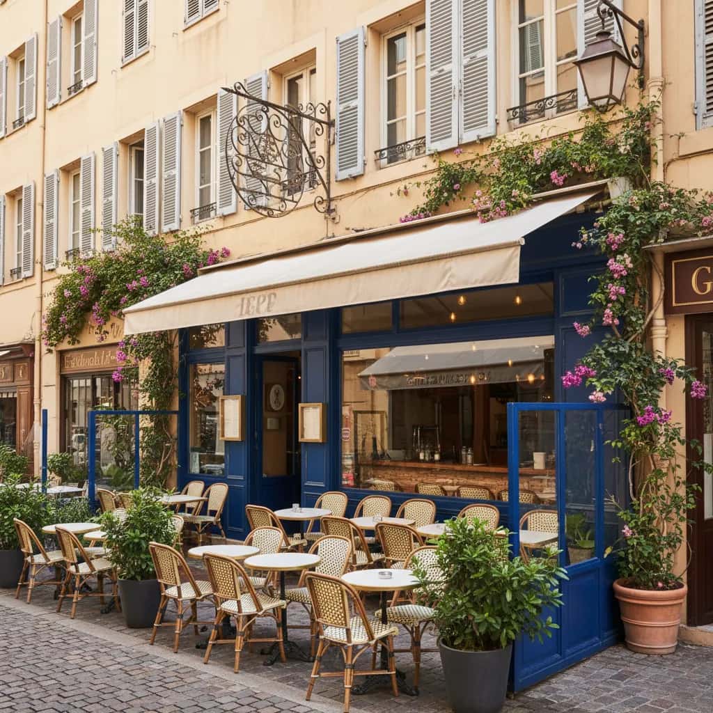 Restaurant 90m² à Nice : terrasse - licence IV