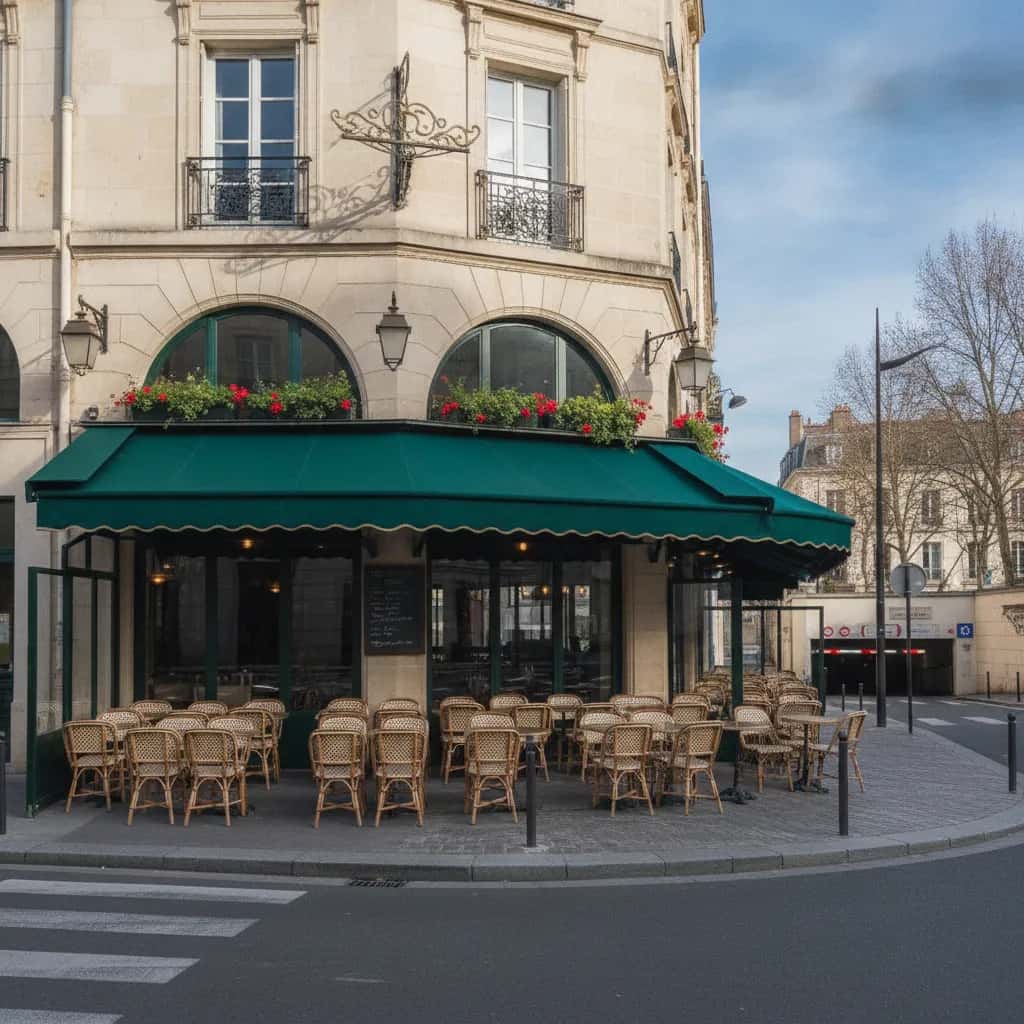 Bar-brasserie 240m² à Nantes : terrasse - licence IV