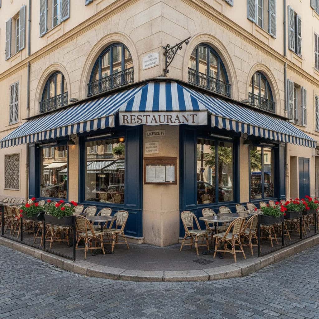 Restaurant 100m² à Nice : terrasse - licence IV
