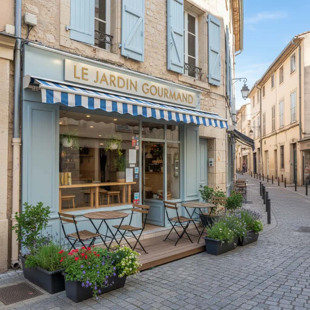 Snack 50m² à Montpellier : terrasse - extraction