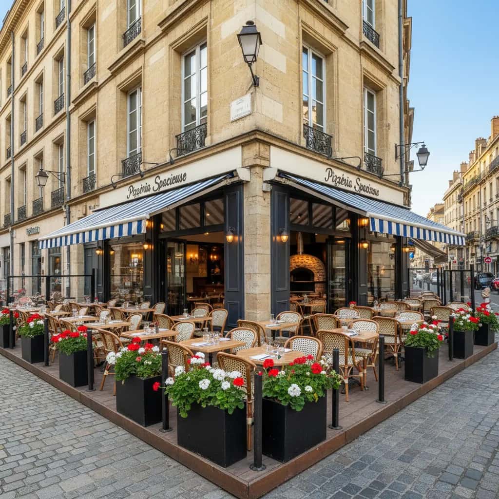 Restaurant à Bordeaux : terrasse - licence IV