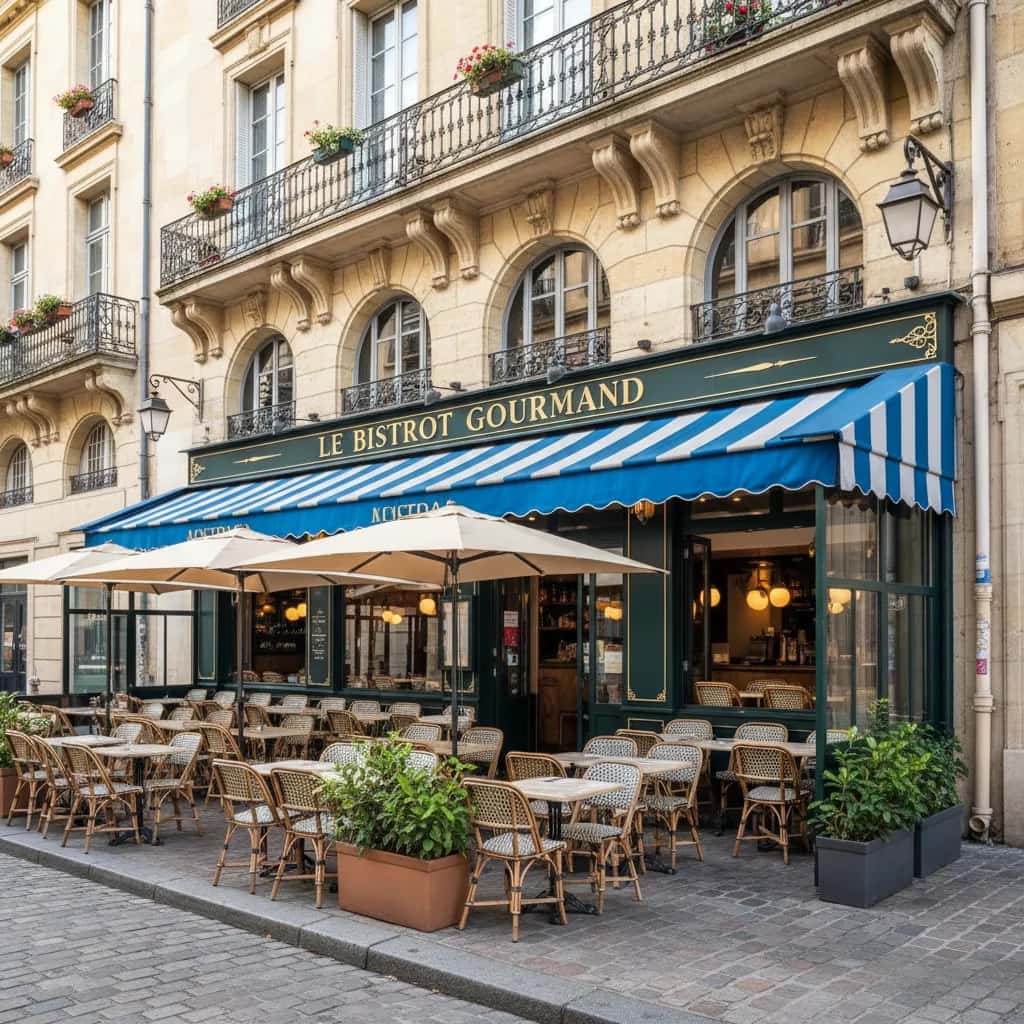 Restaurant 75m² à Bordeaux : terrasse - licence IV