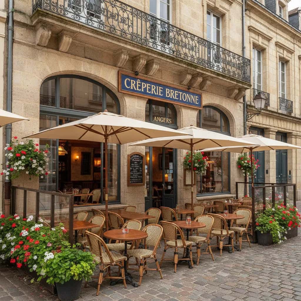 Restaurant à Angers : terrasse