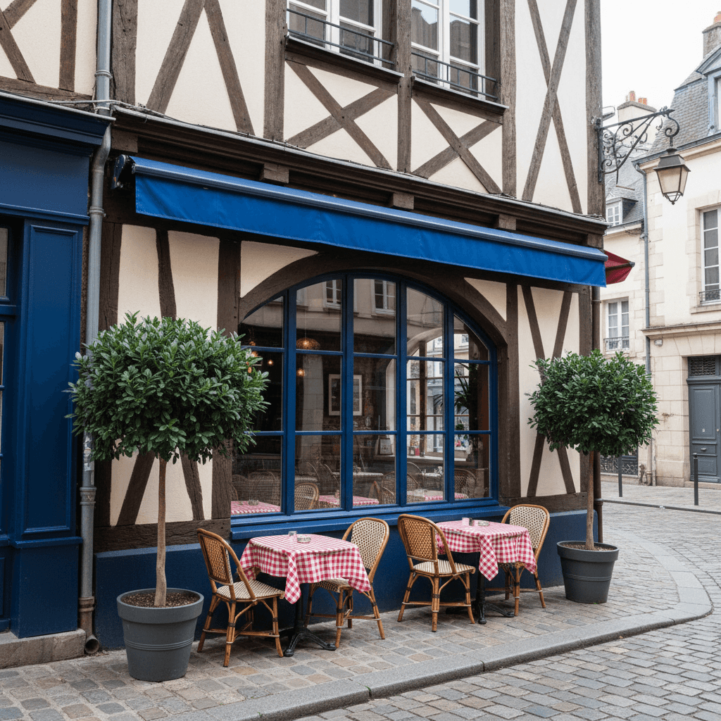 Restaurant à Rouen : terrasse - licence IV