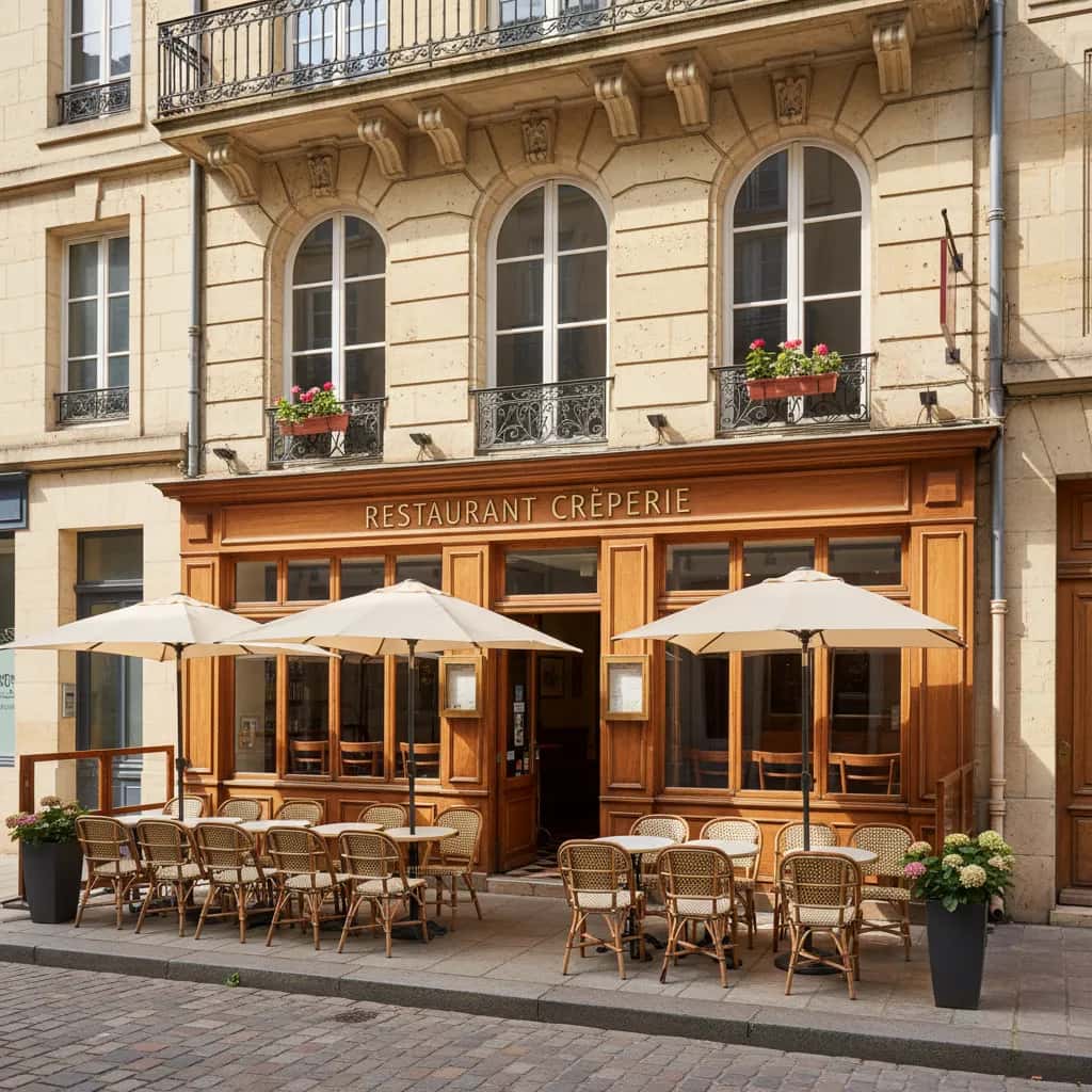 Restaurant 70m² à Nantes : terrasse
