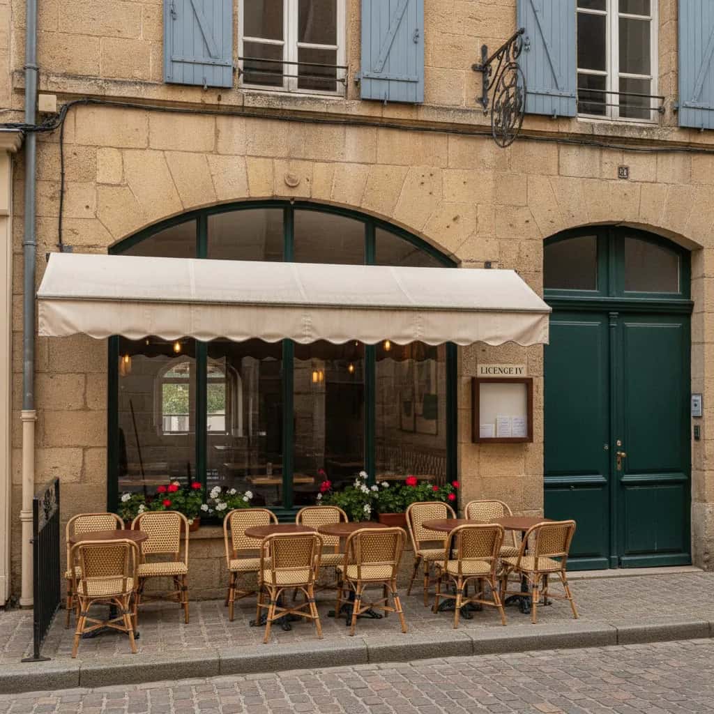 Restaurant à Angers : terrasse - licence IV