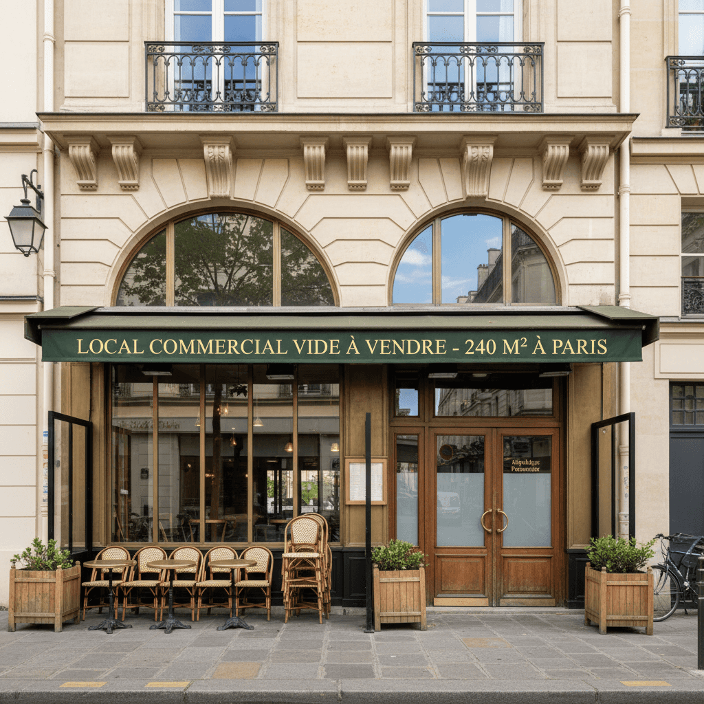 Local Commercial Vide à Vendre - 240 m² à Paris