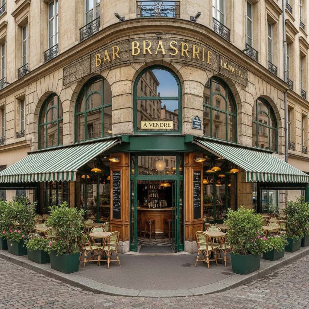 Bar-brasserie à Lyon : terrasse - licence IV