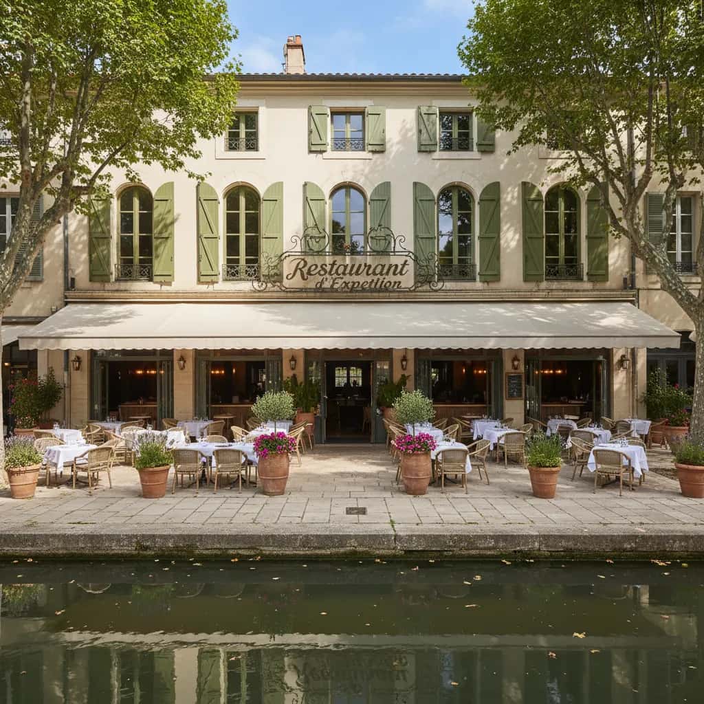 Restaurant 415m² à Montpellier : terrasse - licence IV