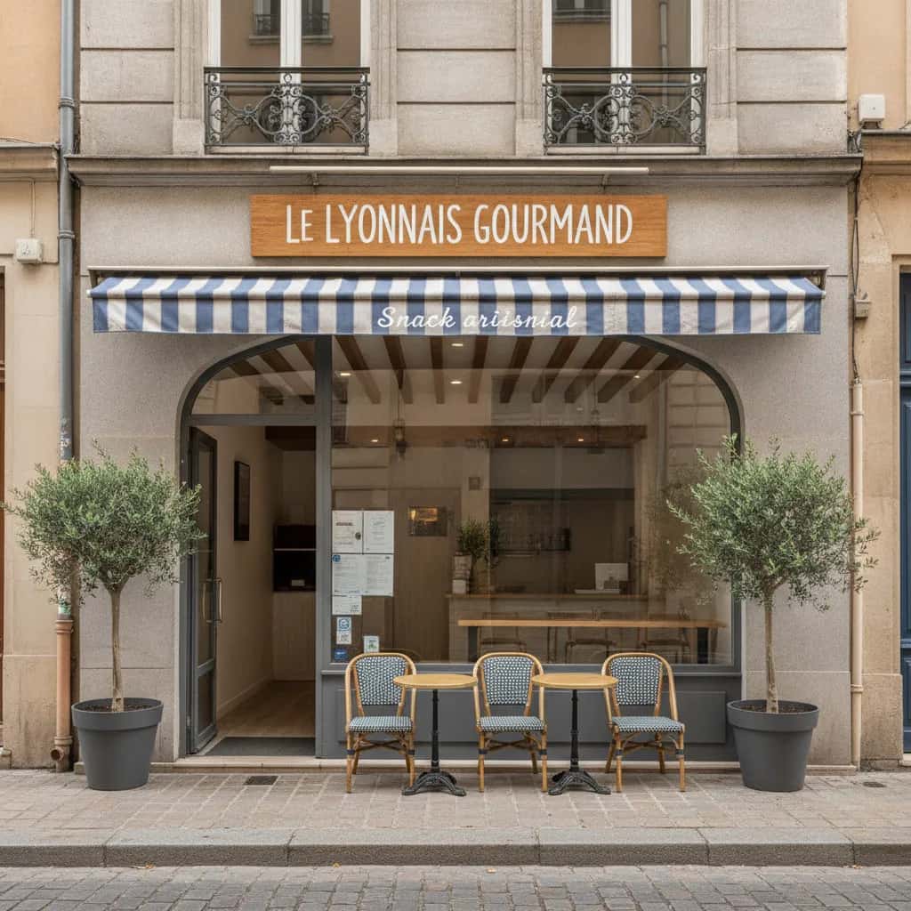 Snack 20 couverts à Lyon : extraction