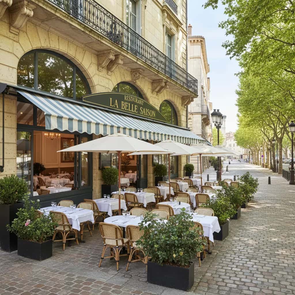 Restaurant 295m² à Montpellier : terrasse - extraction