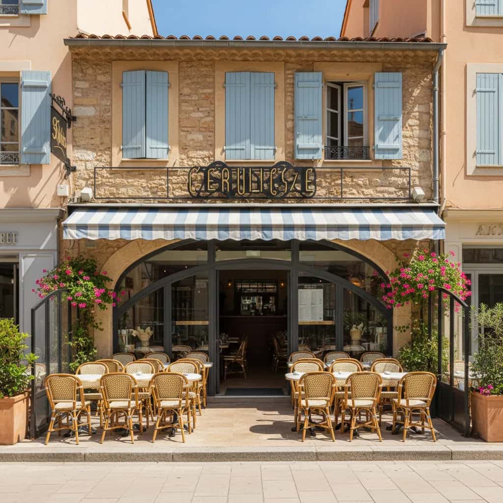 Restaurant 140m² à Nice : terrasse - licence IV