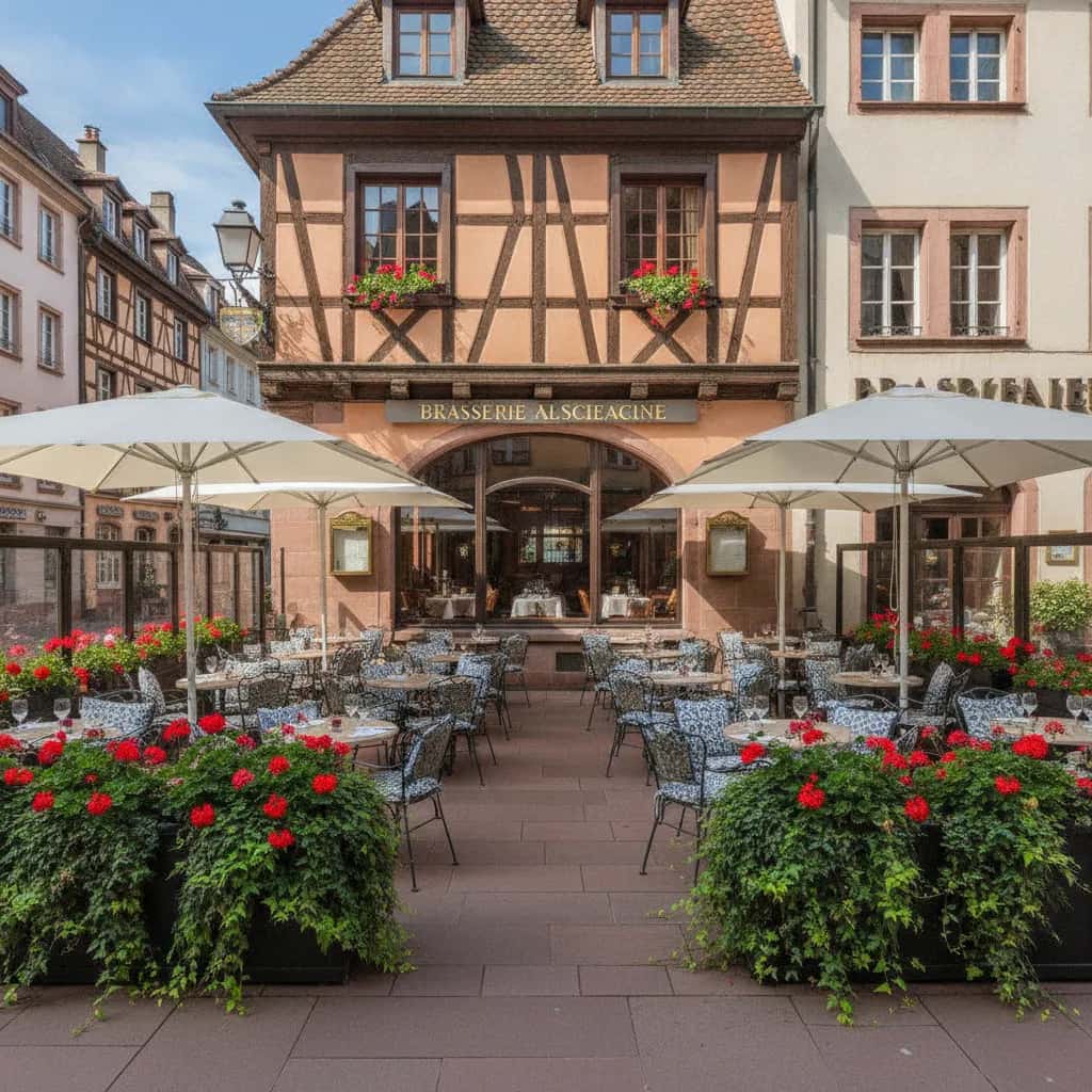 Restaurant 600m² à Strasbourg : terrasse - licence IV