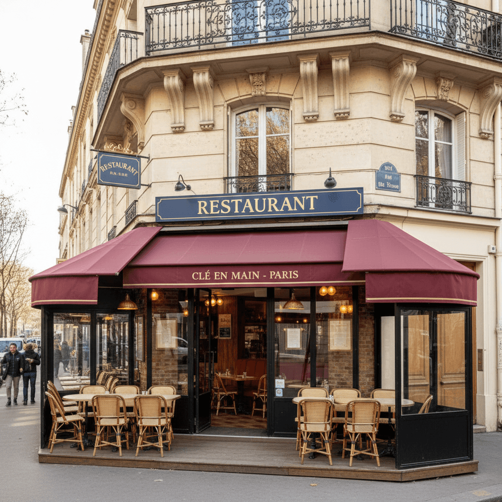Restaurant clé en main à Paris - Emplacement stratégique
