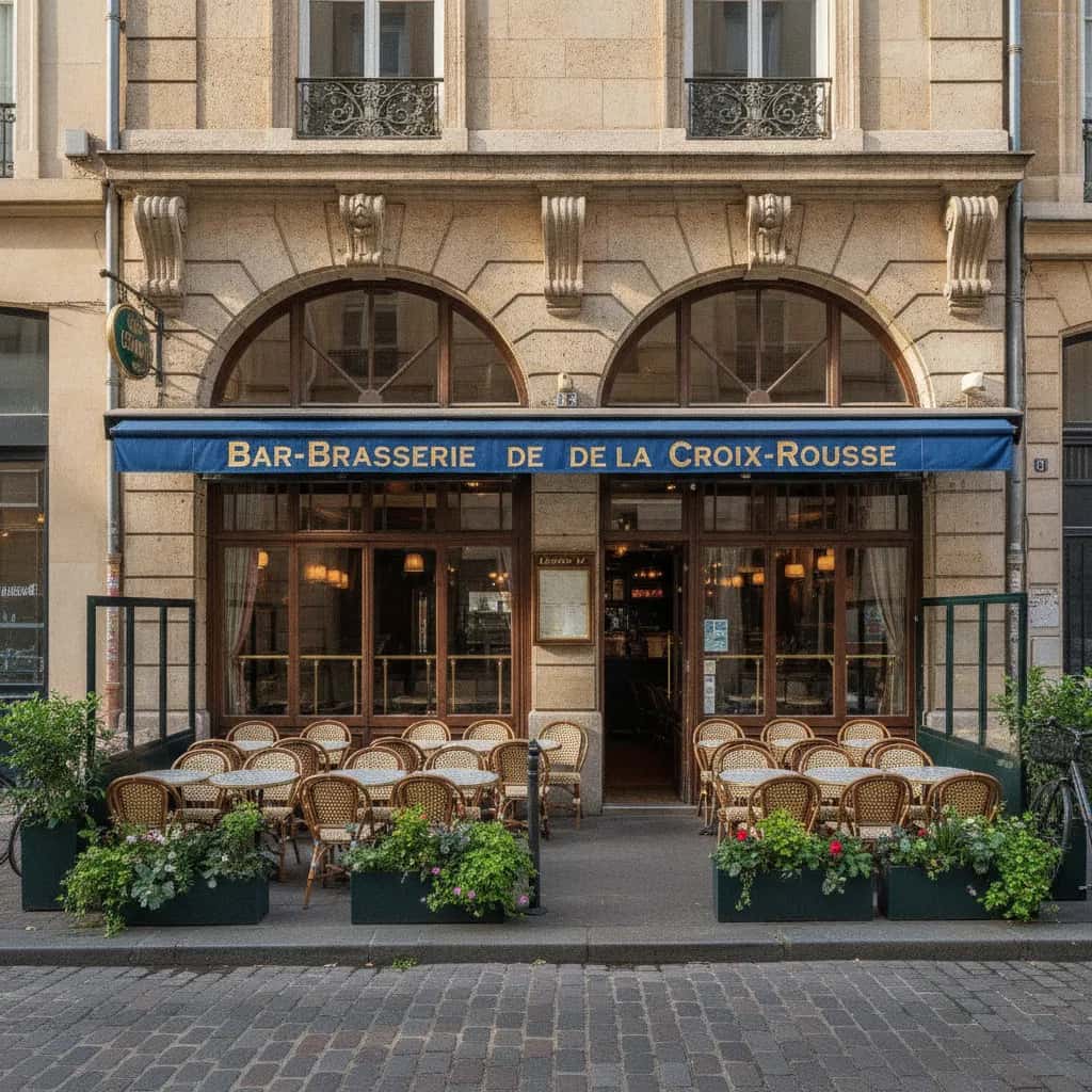 Bar-brasserie 52 couverts à Lyon : terrasse - licence IV