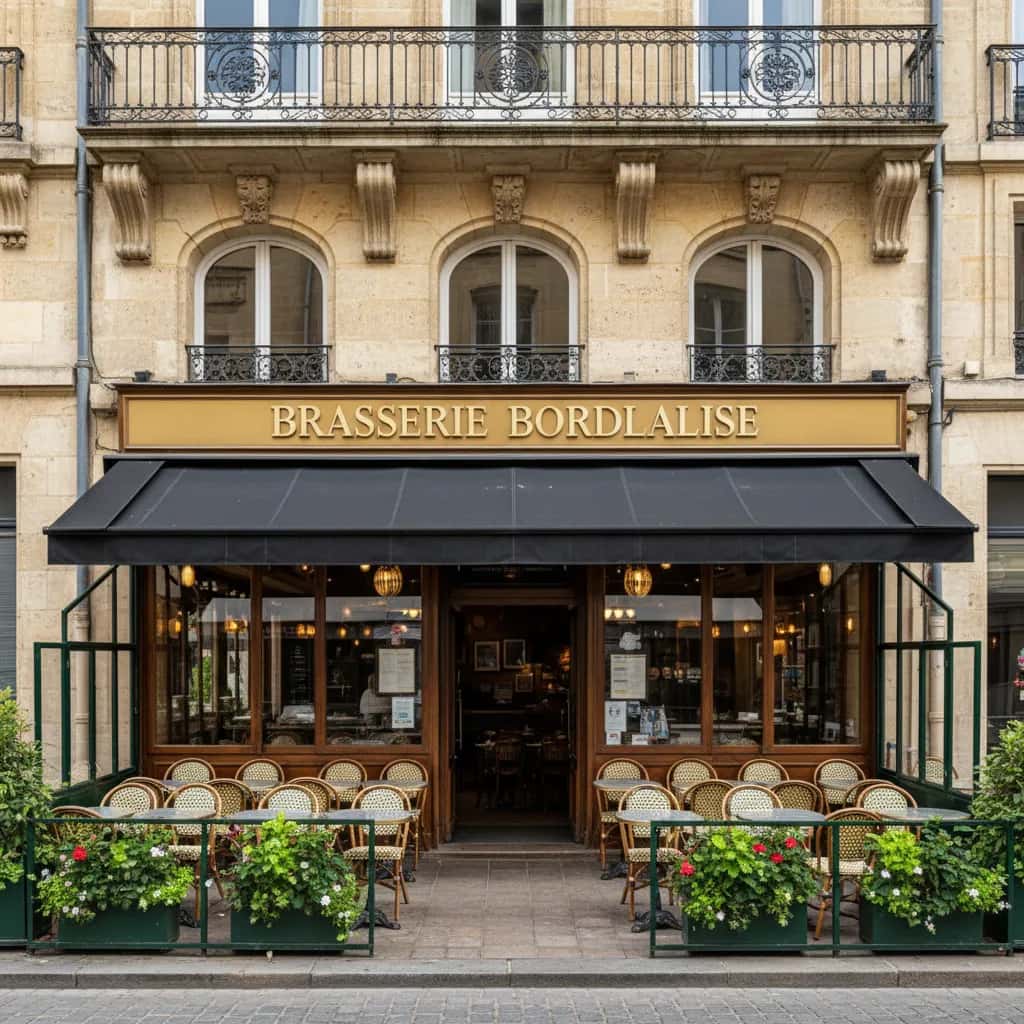 Bar-brasserie 260m² à Bordeaux : terrasse - licence IV