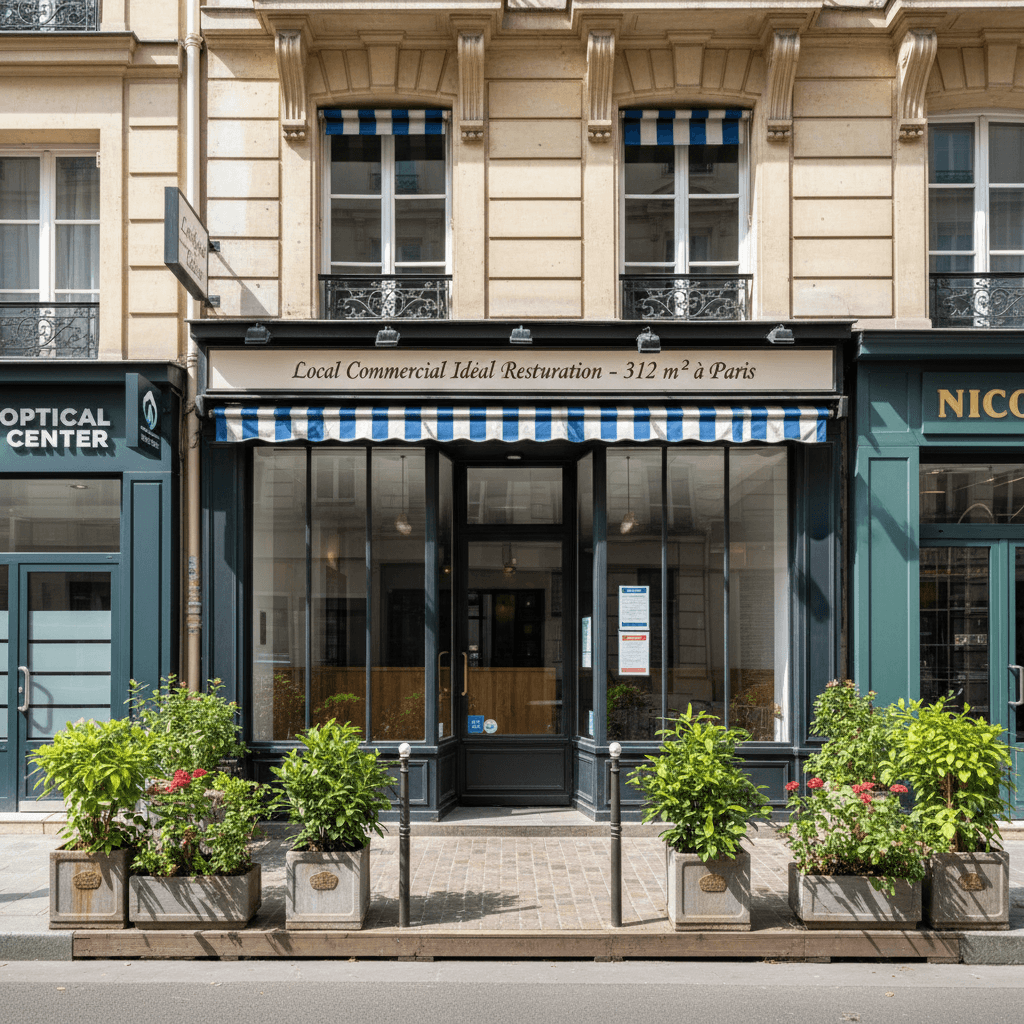 Local Commercial Idéal Restauration - 312 m² à Paris