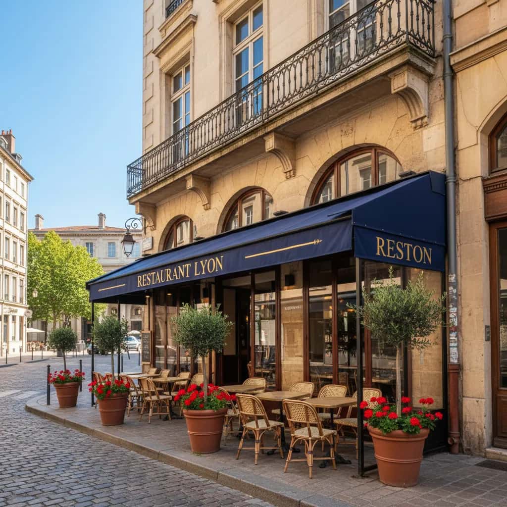 Restaurant 127m² à Lyon : terrasse - licence IV