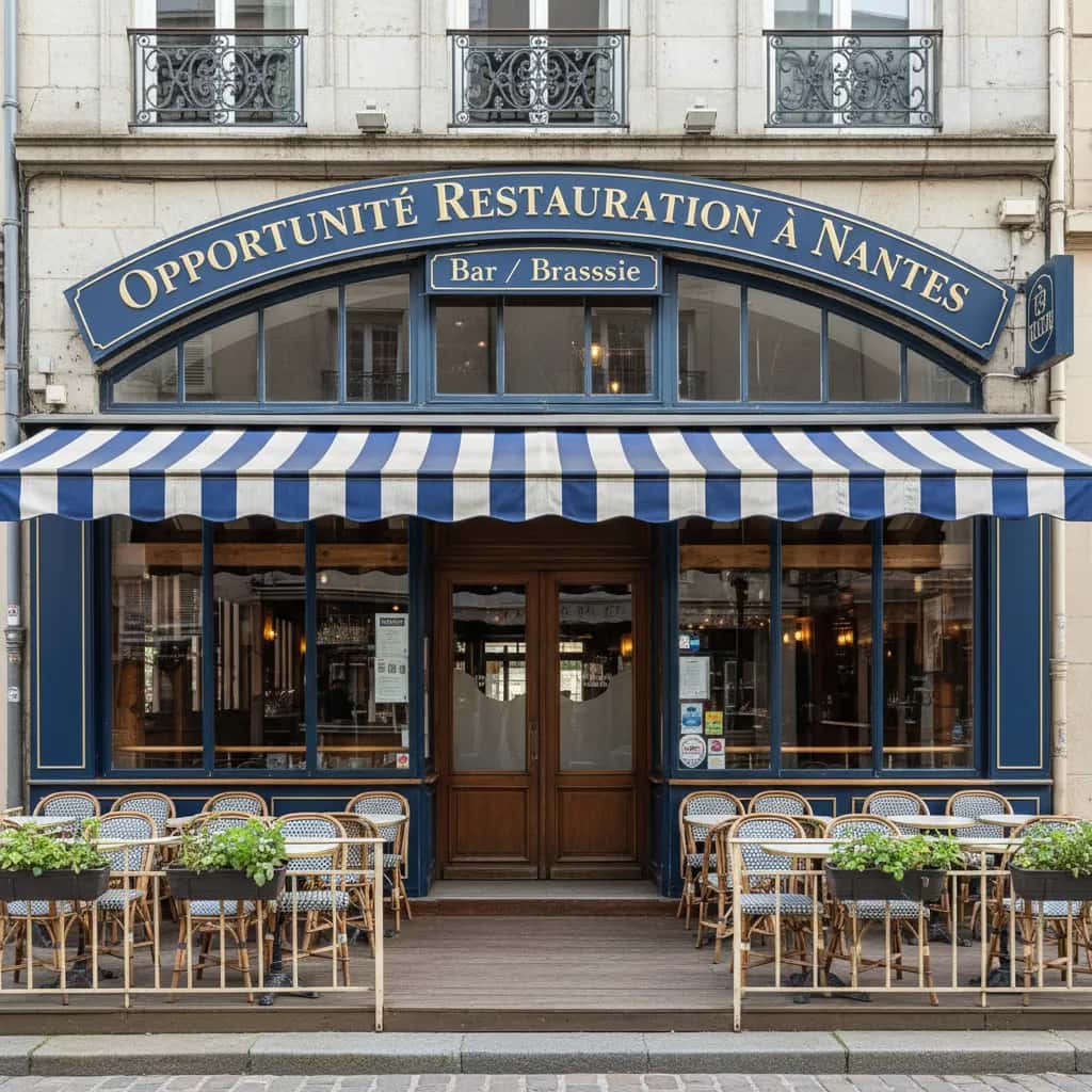 Bar-brasserie à Nantes : terrasse - licence IV