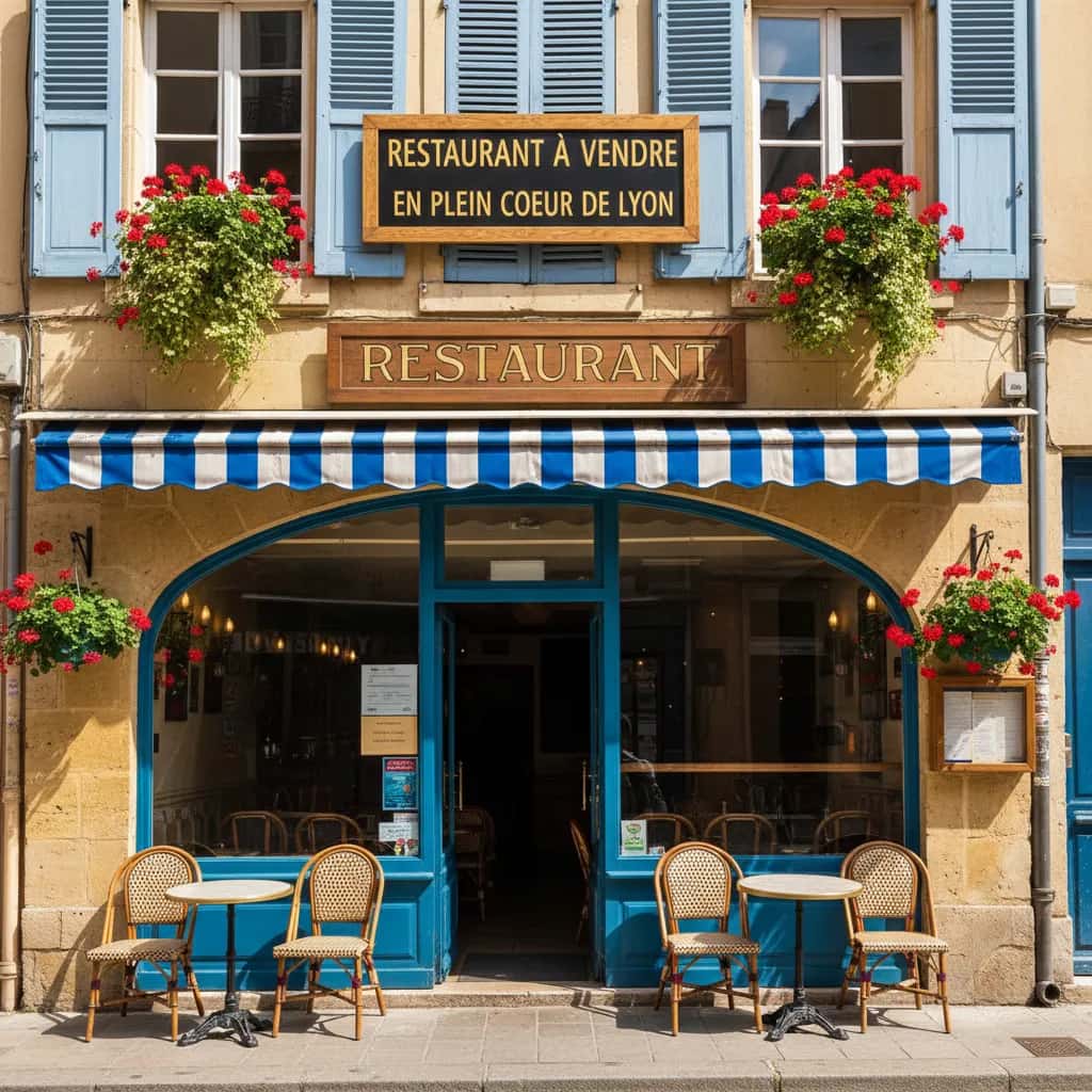 Restaurant 42m² à Lyon : terrasse - extraction