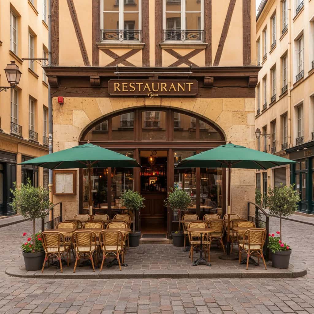 Restaurant à Lyon : terrasse - extraction