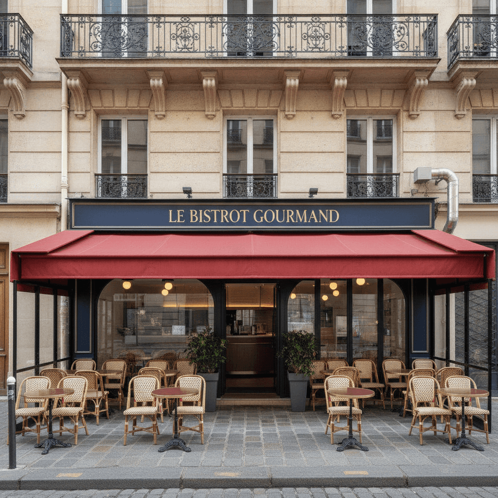 Fast-food 48 couverts à Paris : terrasse - extraction