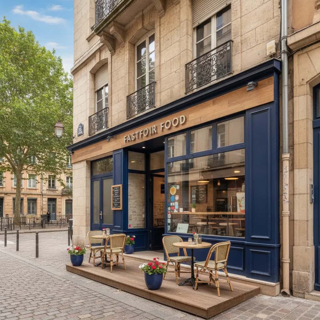 Fast-food 160m² à Lyon : chambre froide - cave/réserve
