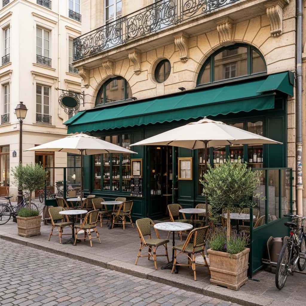Restaurant 600m² à Lyon : terrasse - extraction
