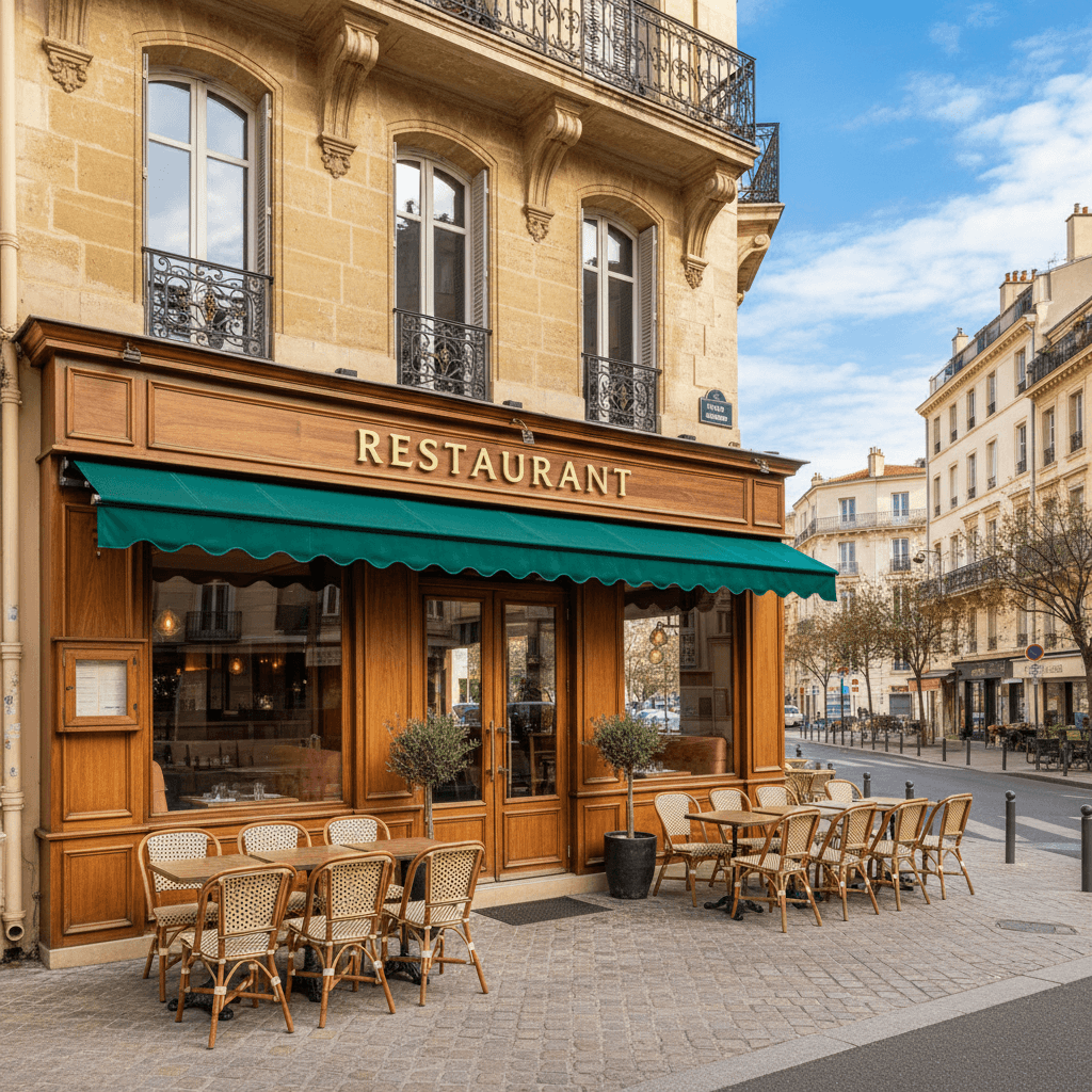 Restaurant à Marseille : terrasse - licence IV