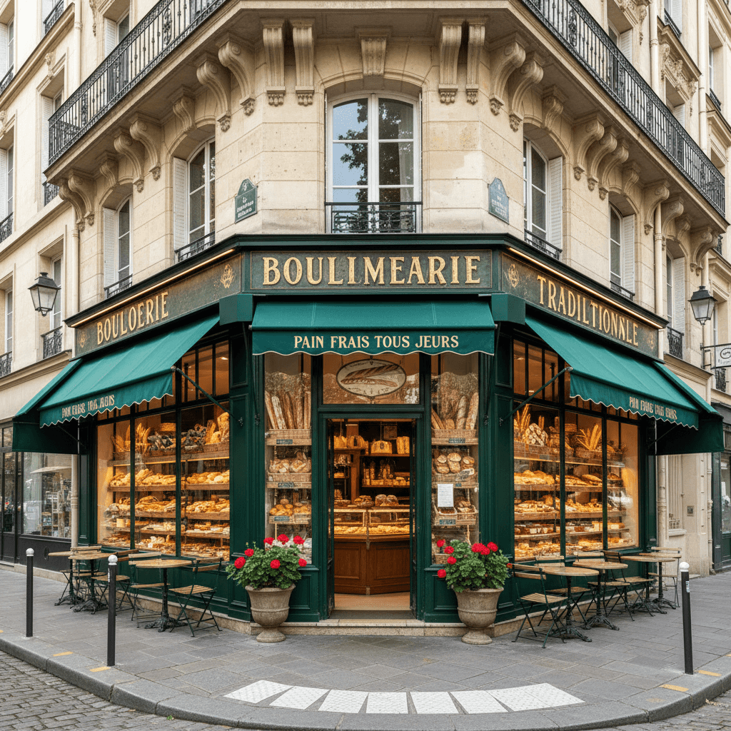 Boulangerie d'angle à Paris - Emplacement n°1