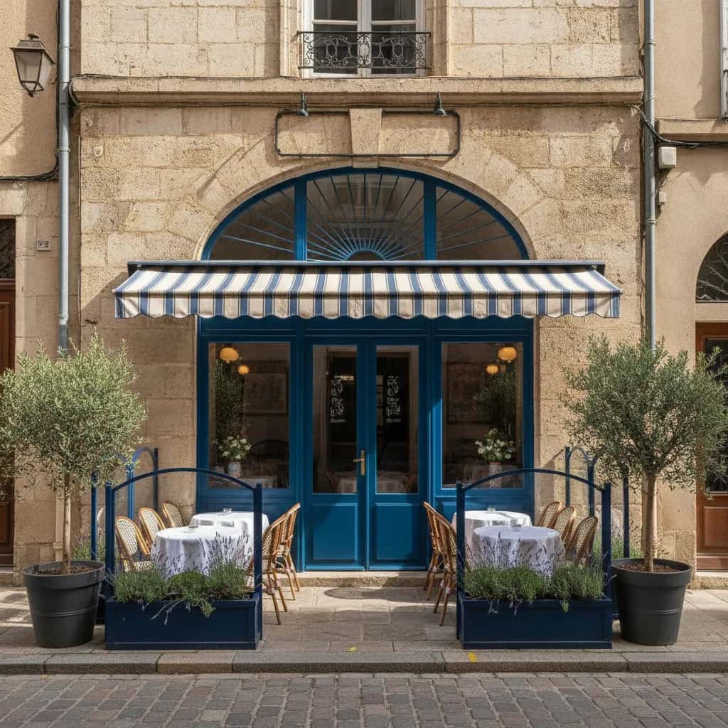 Restaurant 145m² à Montpellier : terrasse - extraction