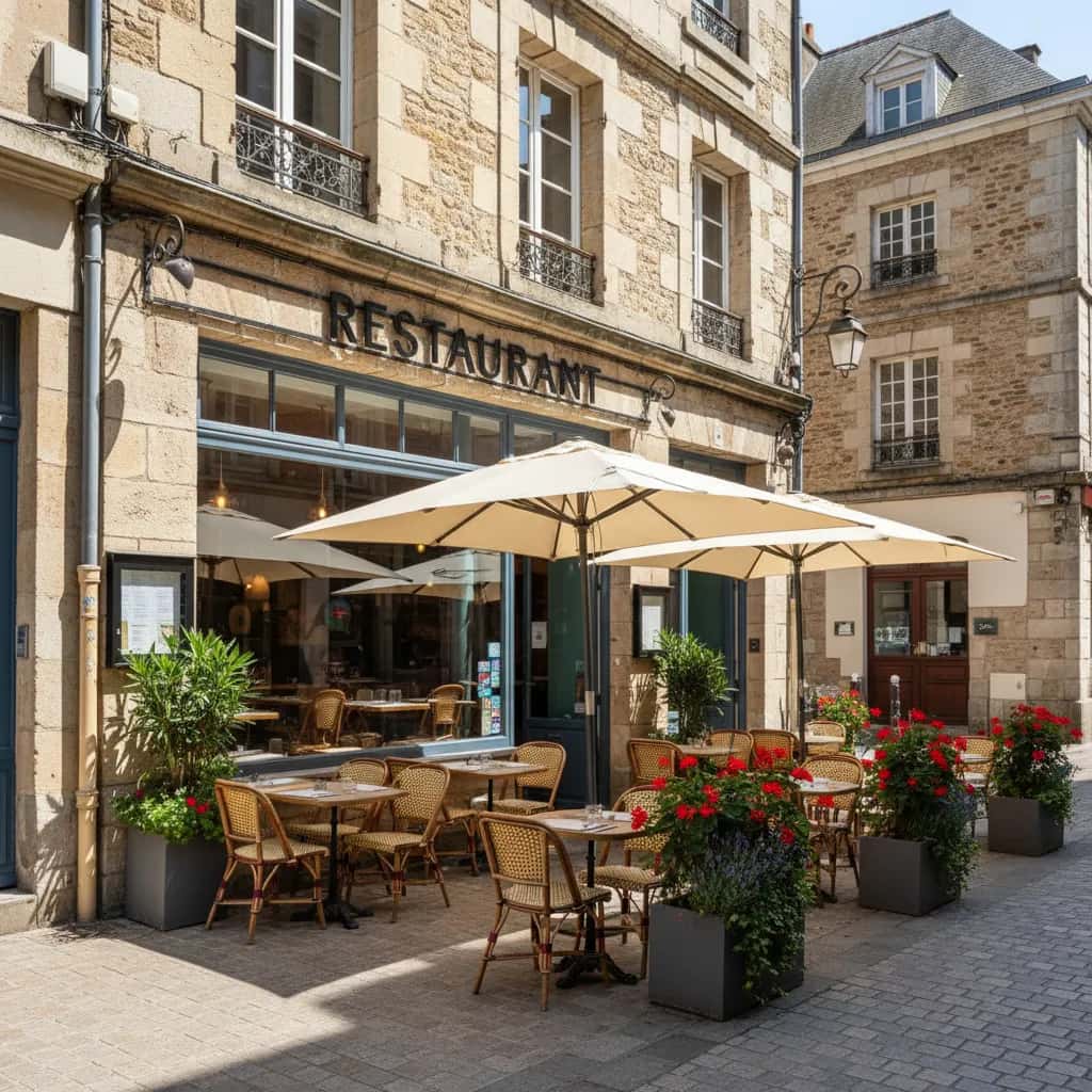 Restaurant 70m² à Nantes : terrasse - licence IV