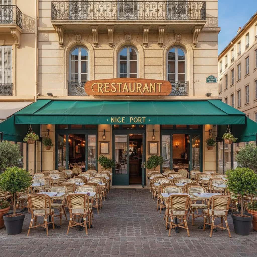 Restaurant 150m² à Nice : terrasse - licence IV