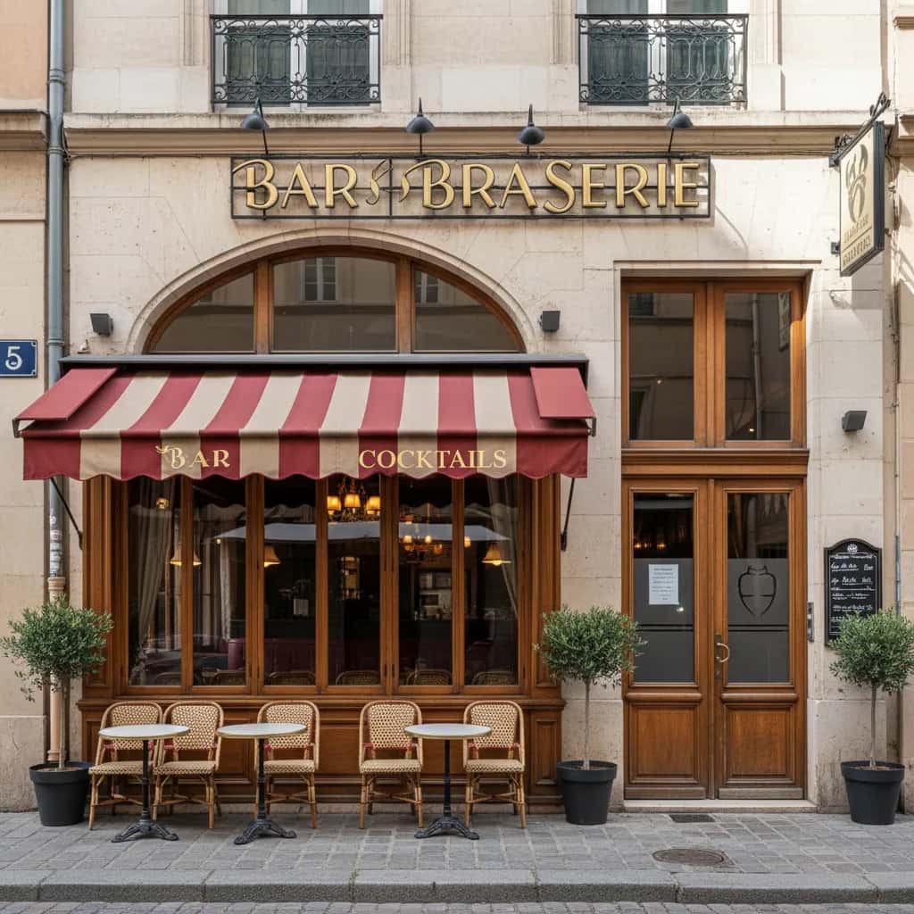 Bar-brasserie 58m² à Lyon : terrasse - licence IV