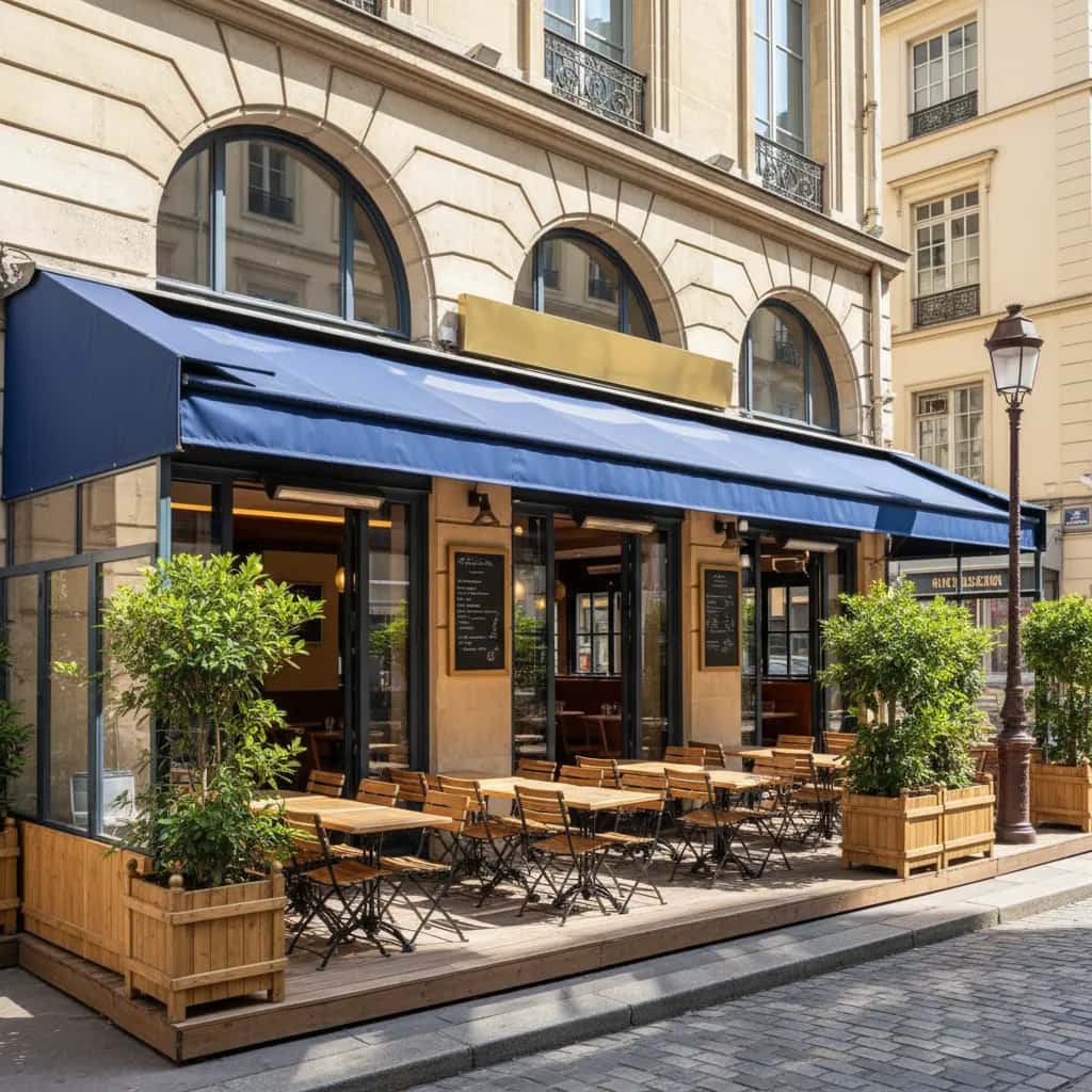 Bar-brasserie 95m² à Lyon : terrasse - licence IV