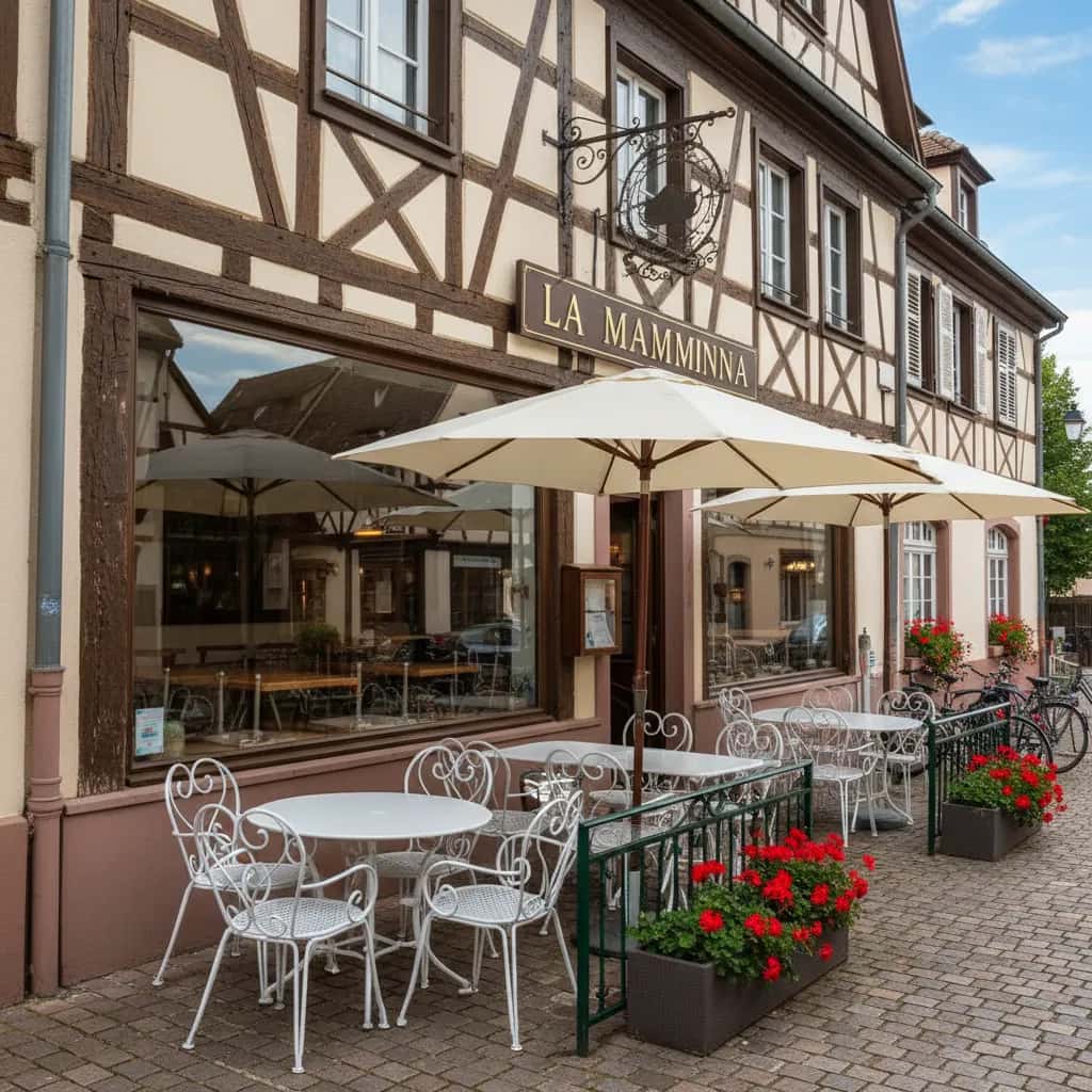 Restaurant 393m² à Strasbourg : terrasse - licence IV
