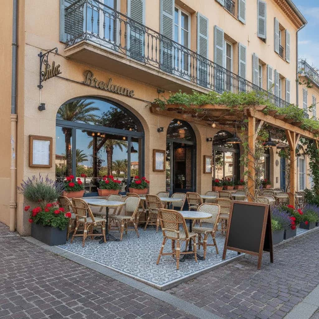 Restaurant 159m² à Nice : terrasse - licence IV