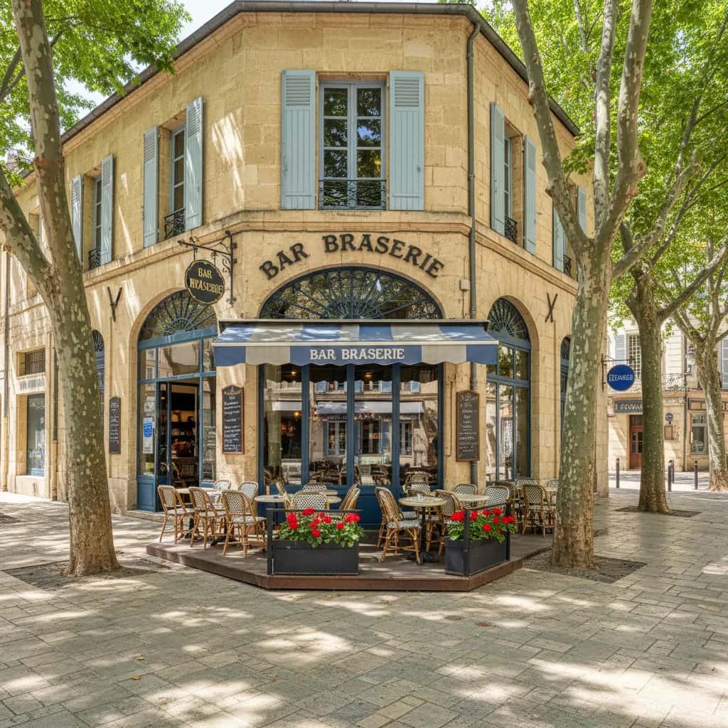 Bar-brasserie à Montpellier : terrasse - licence IV
