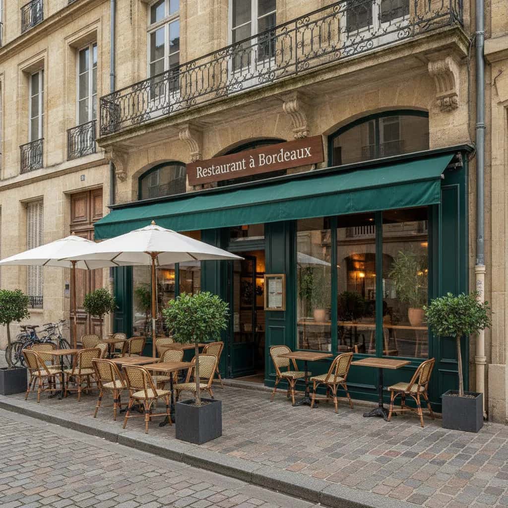 Restaurant 137m² à Bordeaux : terrasse - licence IV