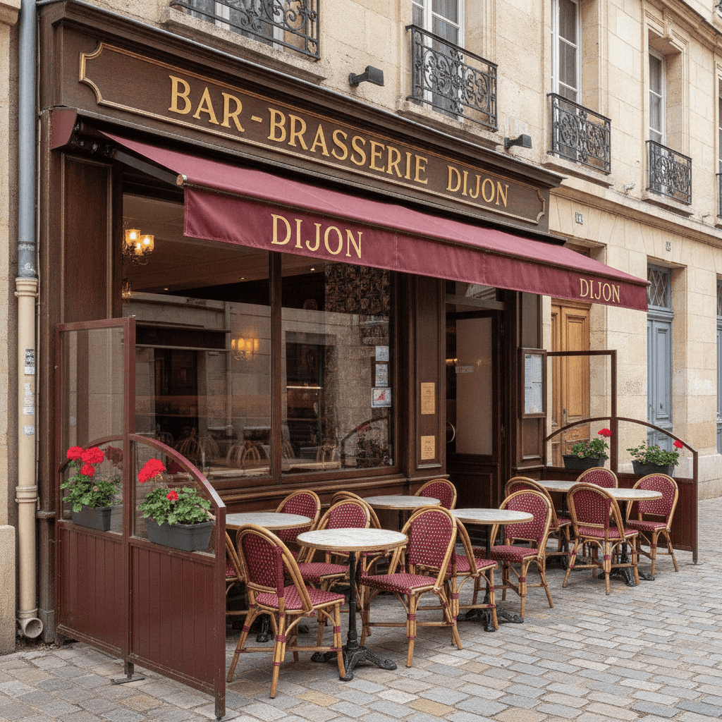 Bar-brasserie à Dijon : terrasse - licence IV