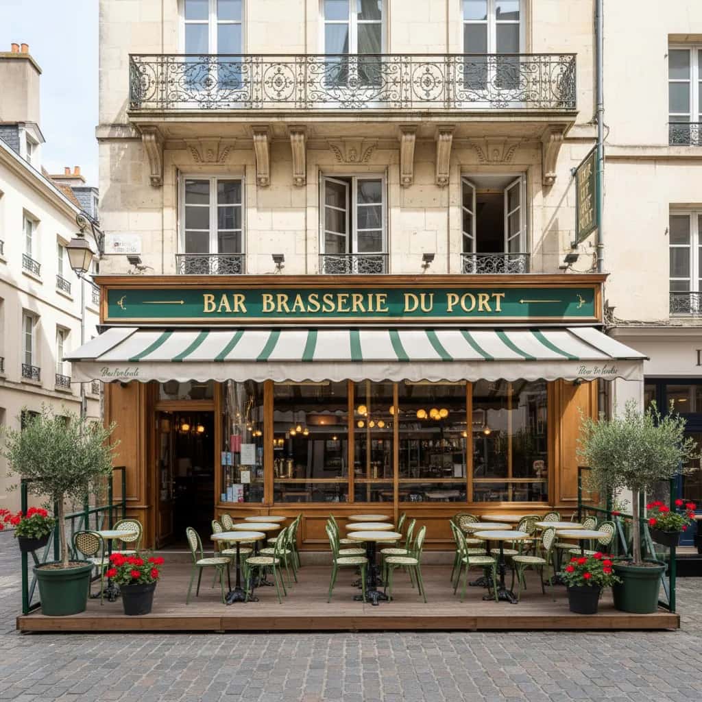 Bar-brasserie 95m² à Nantes : terrasse - licence IV