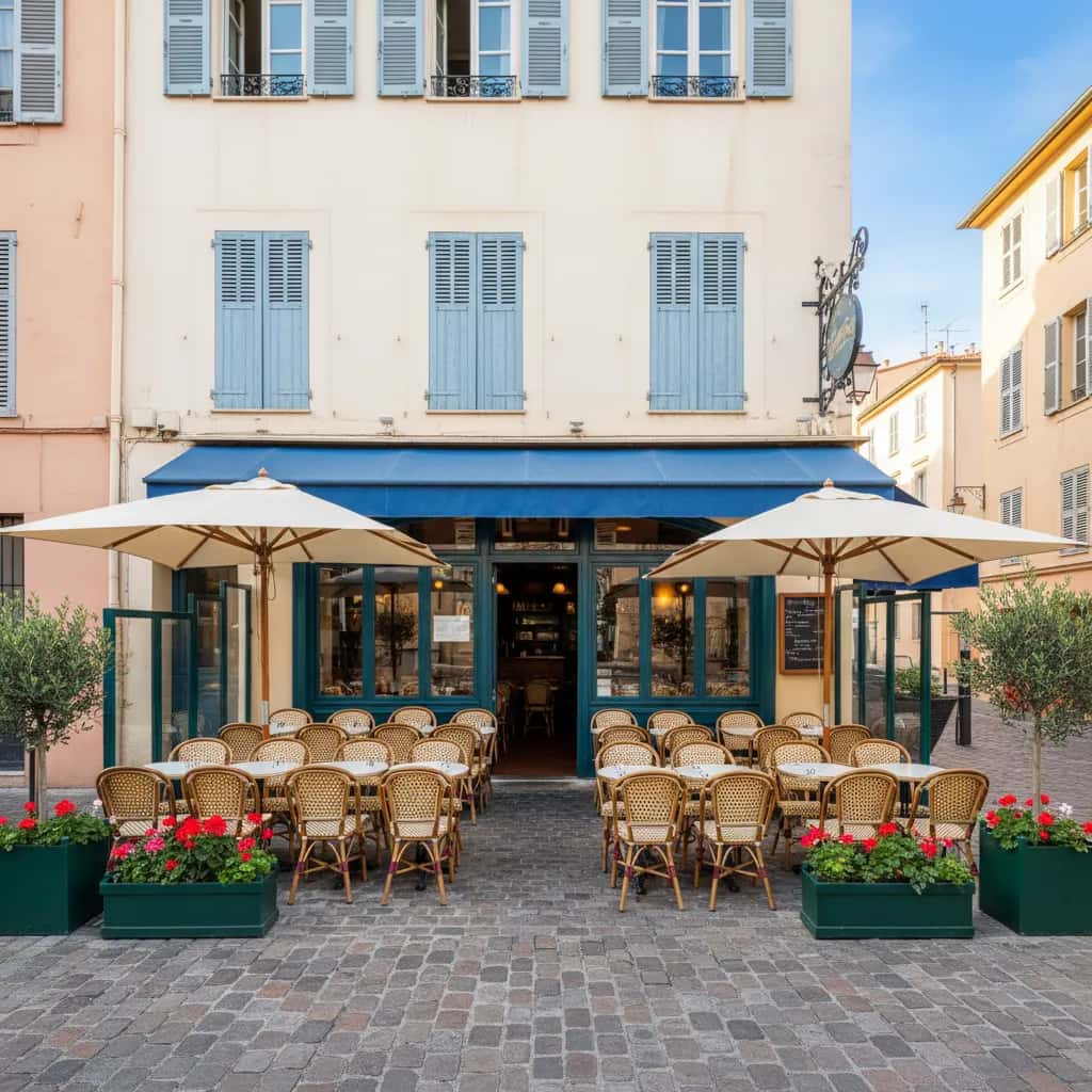Restaurant 160m² à Nice : terrasse - licence IV