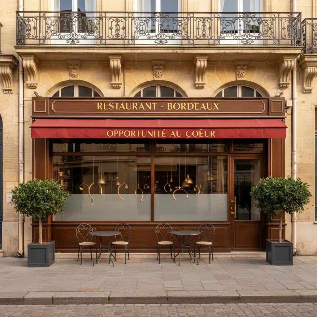 Restaurant 330m² à Bordeaux : terrasse - licence IV