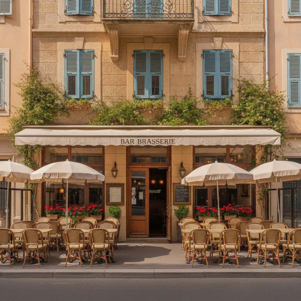 Bar-brasserie 55m² à Nice : terrasse - licence IV