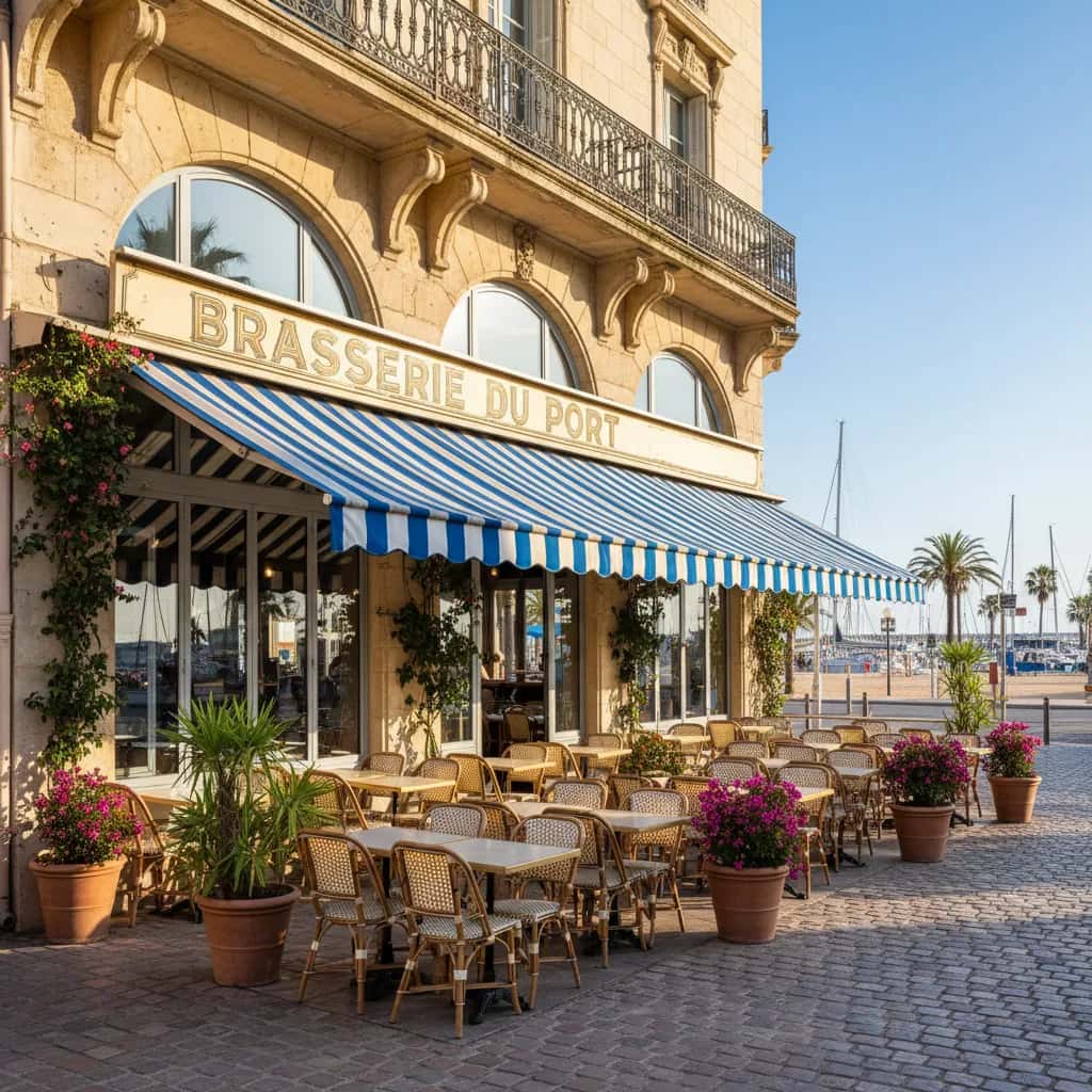 Bar-brasserie 277m² à Montpellier : terrasse - licence IV