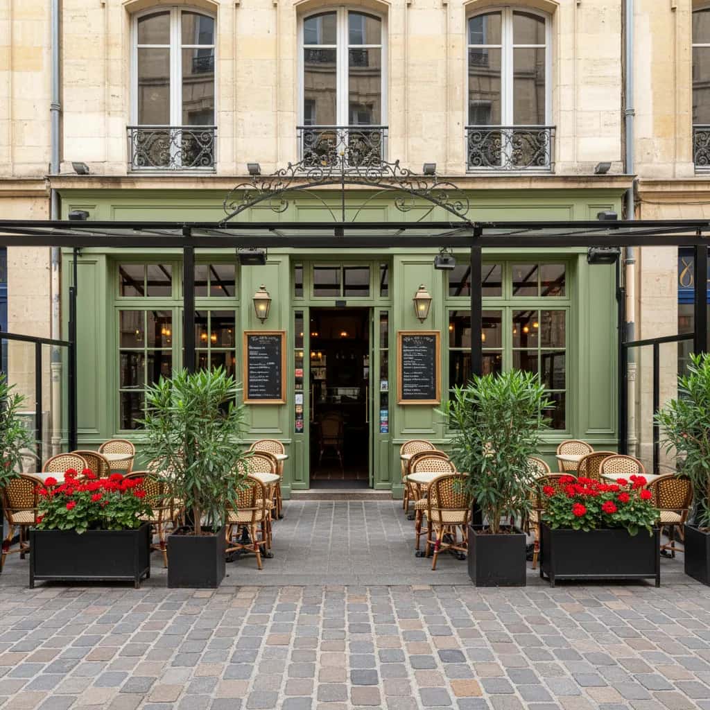 Restaurant 156m² à Bordeaux : terrasse - licence IV