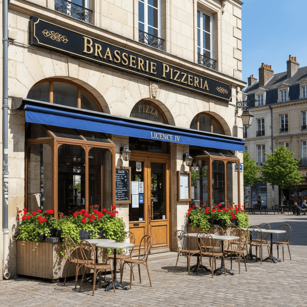 Bar-brasserie à Rennes : terrasse - licence IV