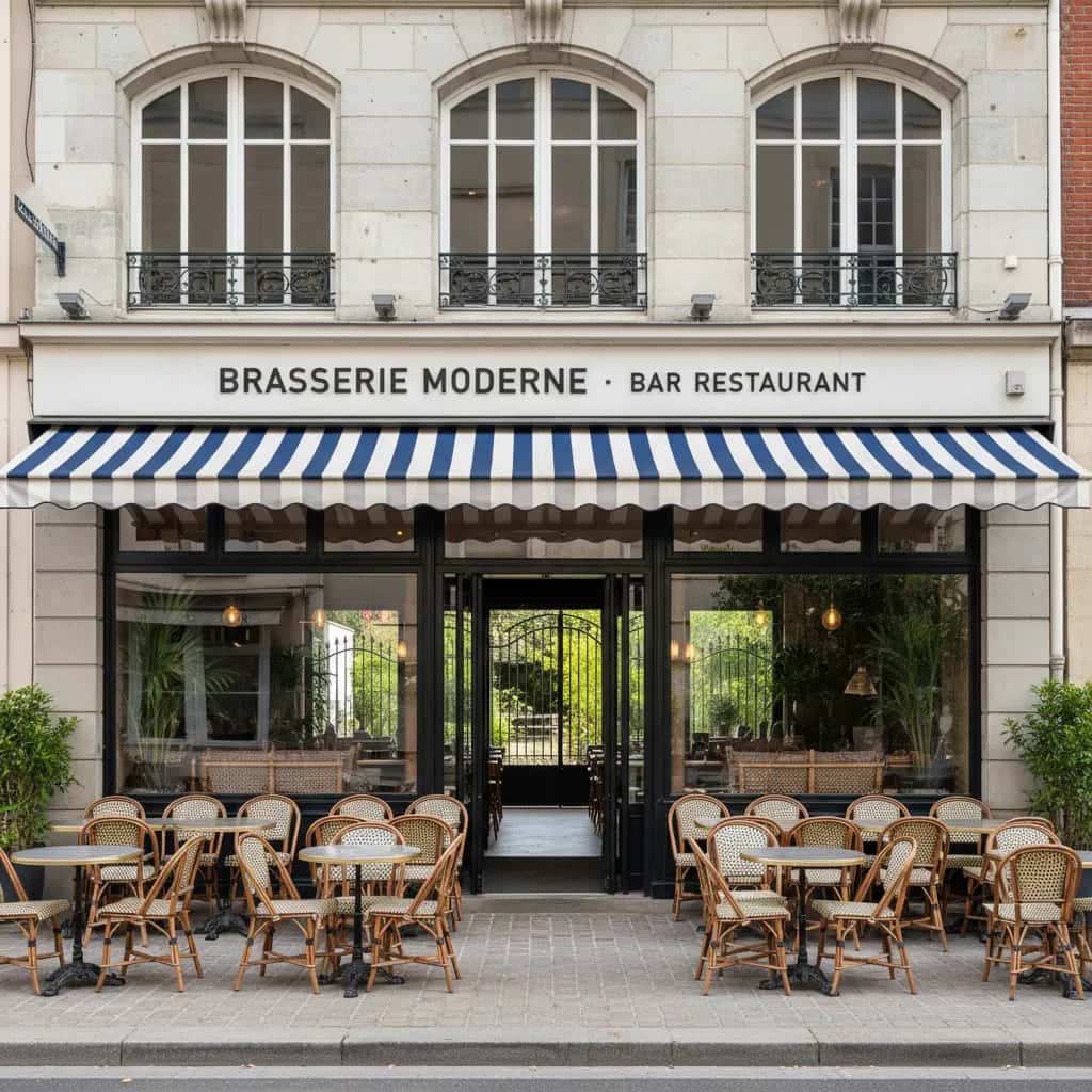 Bar-brasserie 150m² à Nantes : terrasse - licence IV