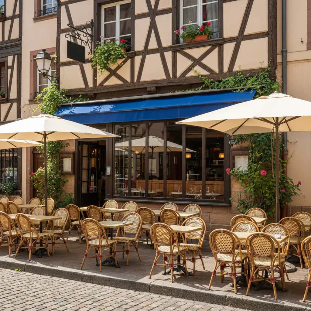 Restaurant 140m² à Strasbourg : terrasse - licence IV