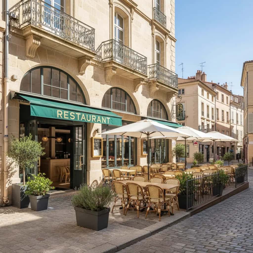 Restaurant 240m² à Montpellier : terrasse - licence IV